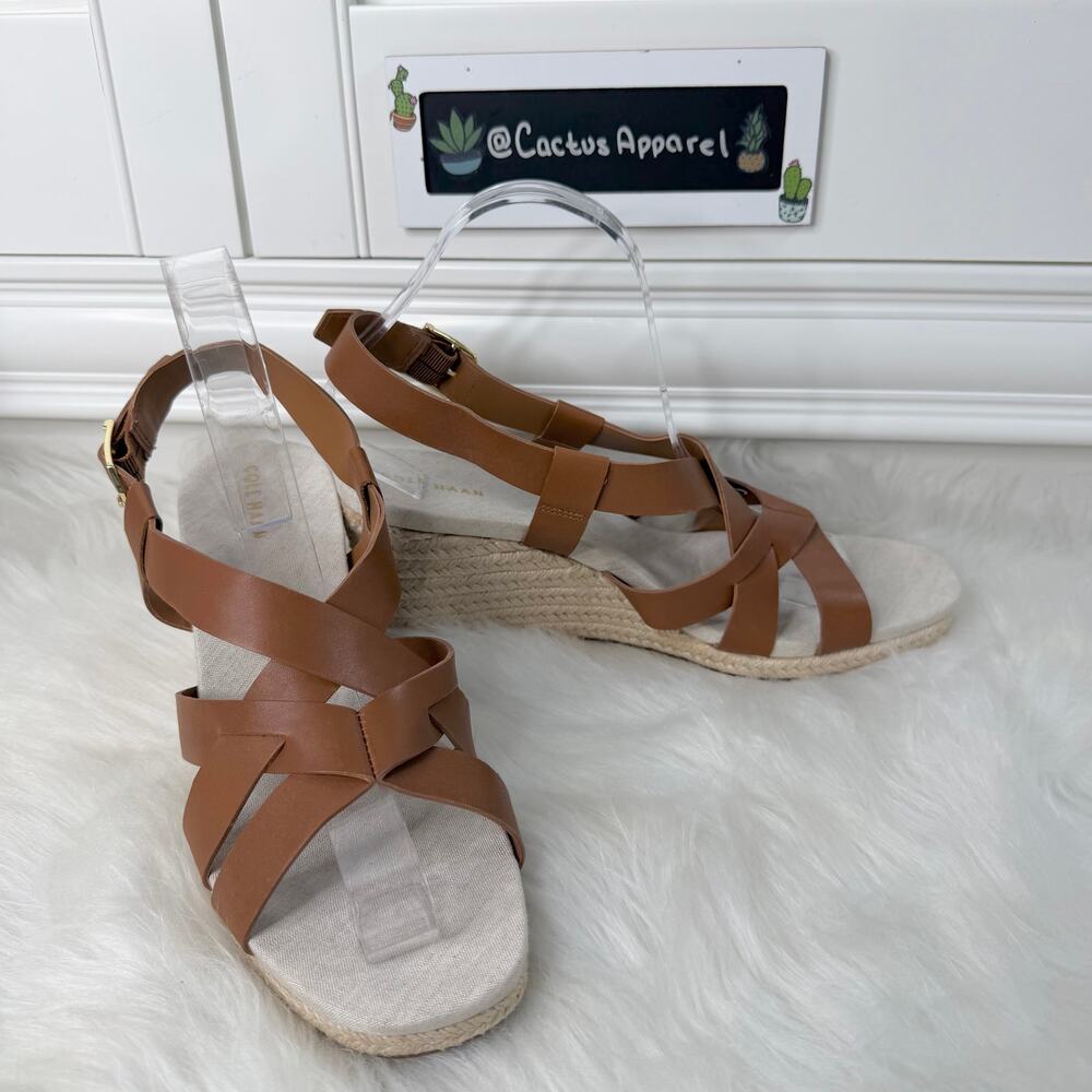 New Cole Haan Women's Crystal Wedge Sandal Size 9.5